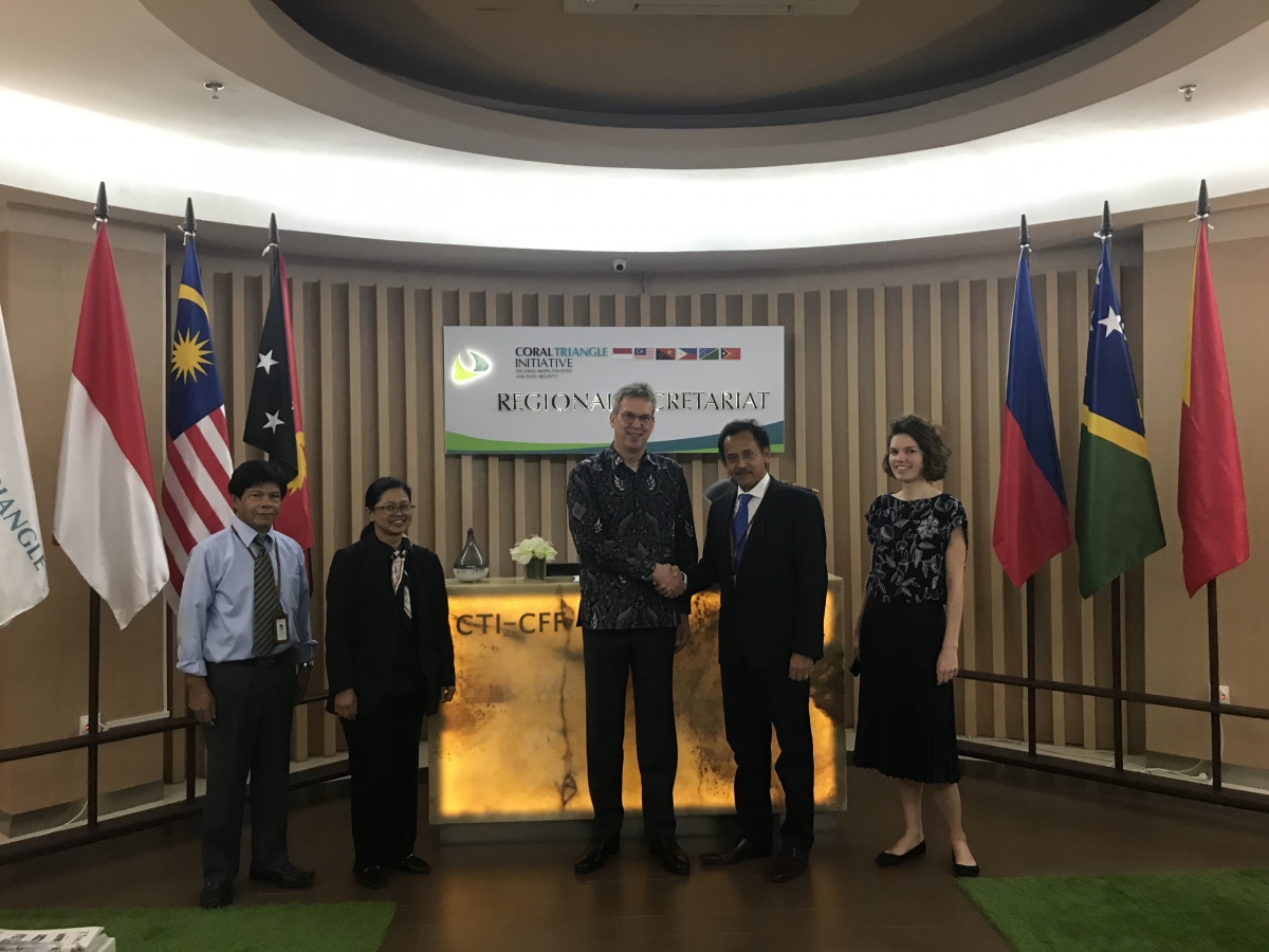 EU Ambassador to Indonesia and Brunei visits CTI-CFF Regional Secretariat