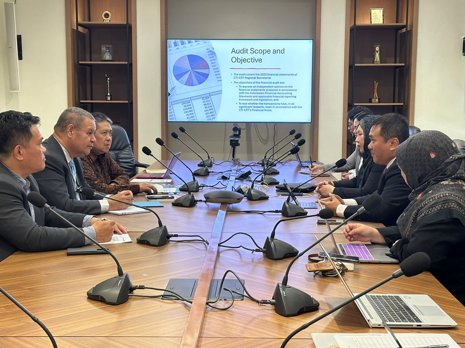 Strengthening Financial Accountability: CTI-CFF and BPK RI's Entry Meeting for 2023 Audit