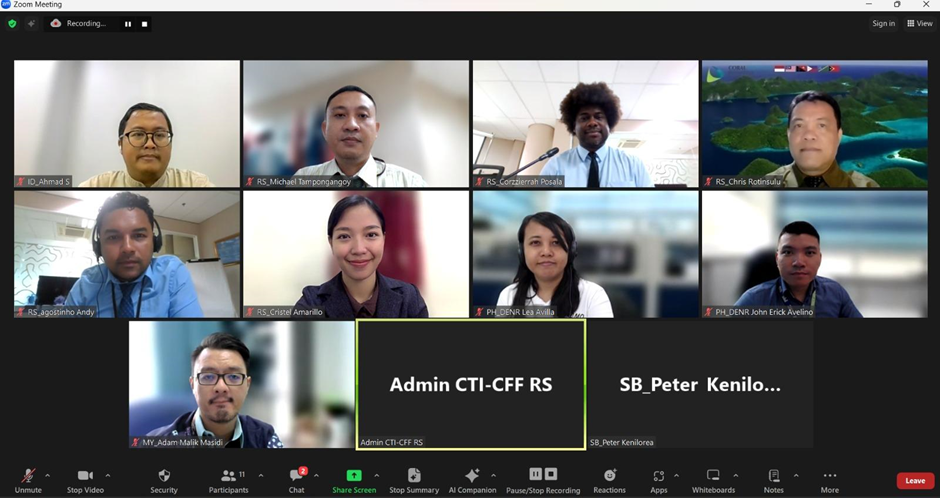 the Marine Protected Area (MPA) Technical Working Group Online Meeting