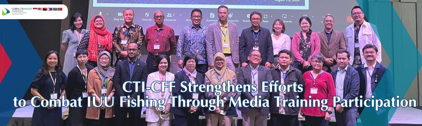 CTI-CFF Strengthens Efforts to Combat IUU Fishing Through Media Training Participation