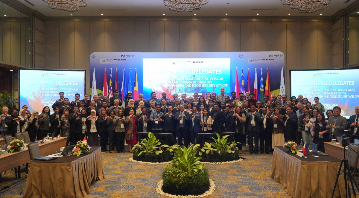 Coral Triangle Initiative on Coral Reefs, Fisheries, and Food Security (CTI-CFF)’s 20th Senior Officials’ Meeting Brings Strengthened Regional Cooperation and Strategic Outcomes