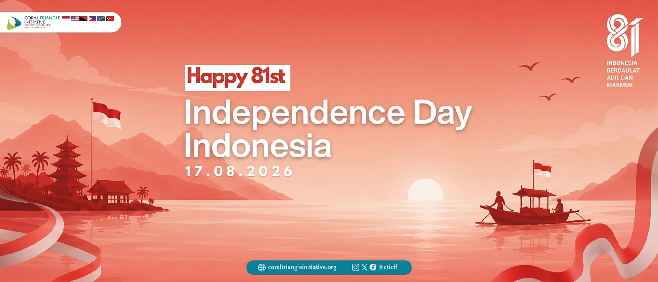 Happy 81st Independence Day, Indonesia!