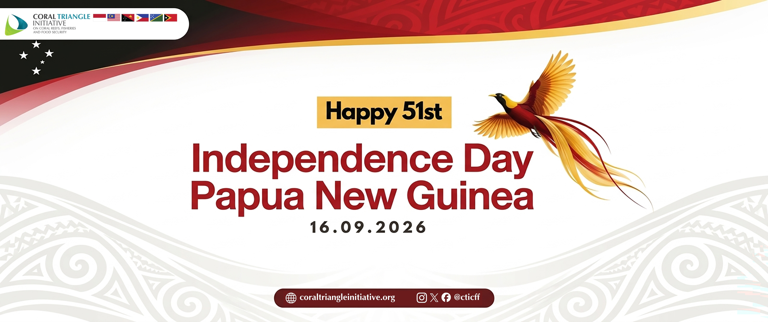 Happy 51st Independence Day, Papua New Guinea