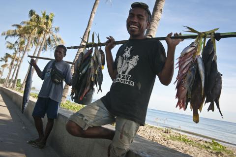 Timor Leste Dili Fish sellers TRead